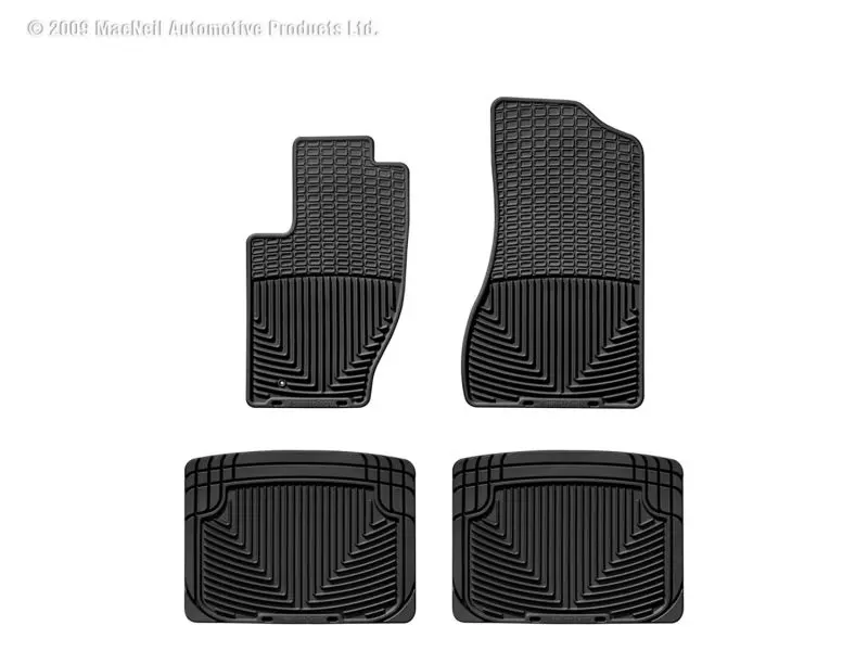 1999-2010 Jeep Grand Cherokee| Commander WeatherTech Front and Rear All-Weather Floor Mats-Black-W22-W20-WT