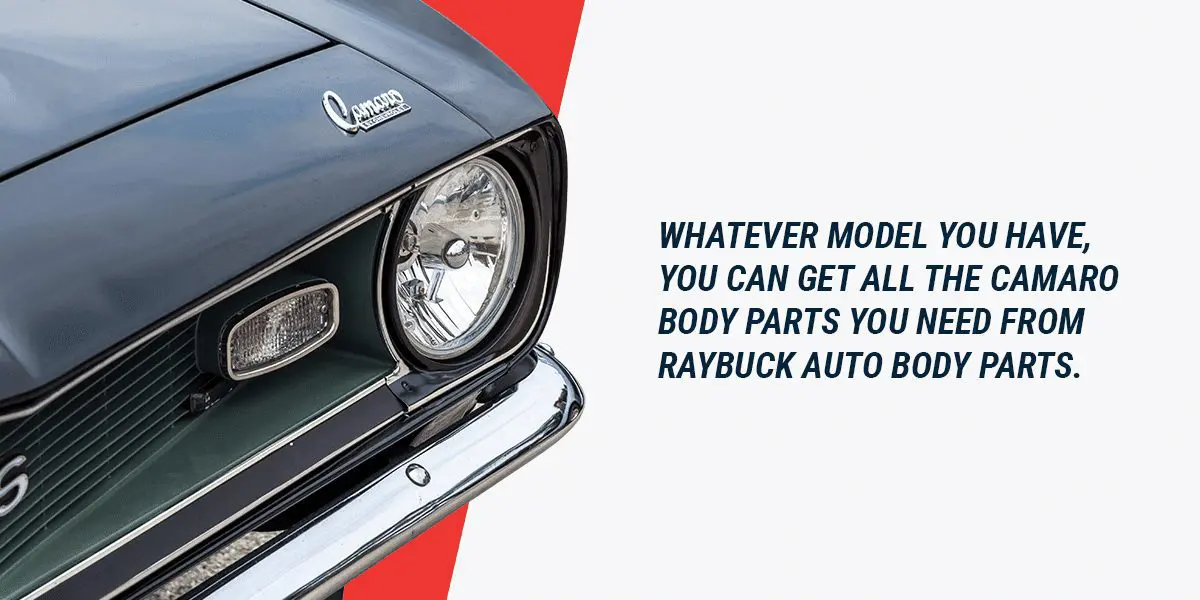 Chevy Camaro Parts From Raybuck