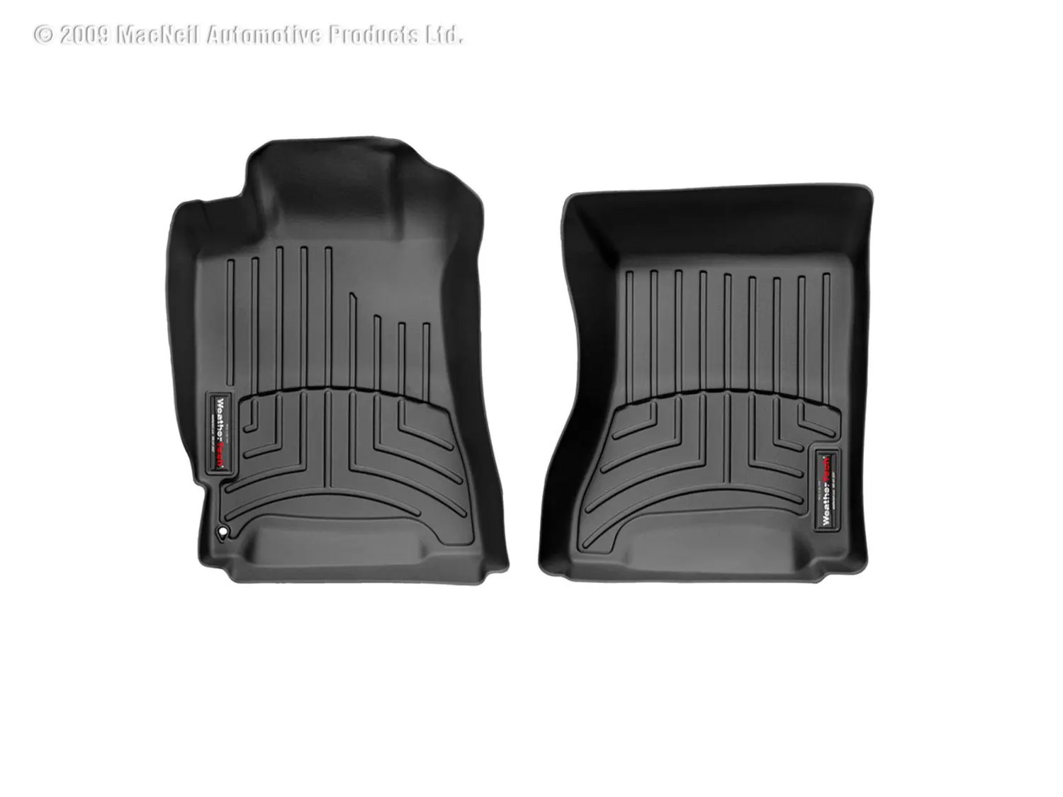 2003-2008 Subaru Forester WeatherTech Front Floorliner-Black-441281-WT