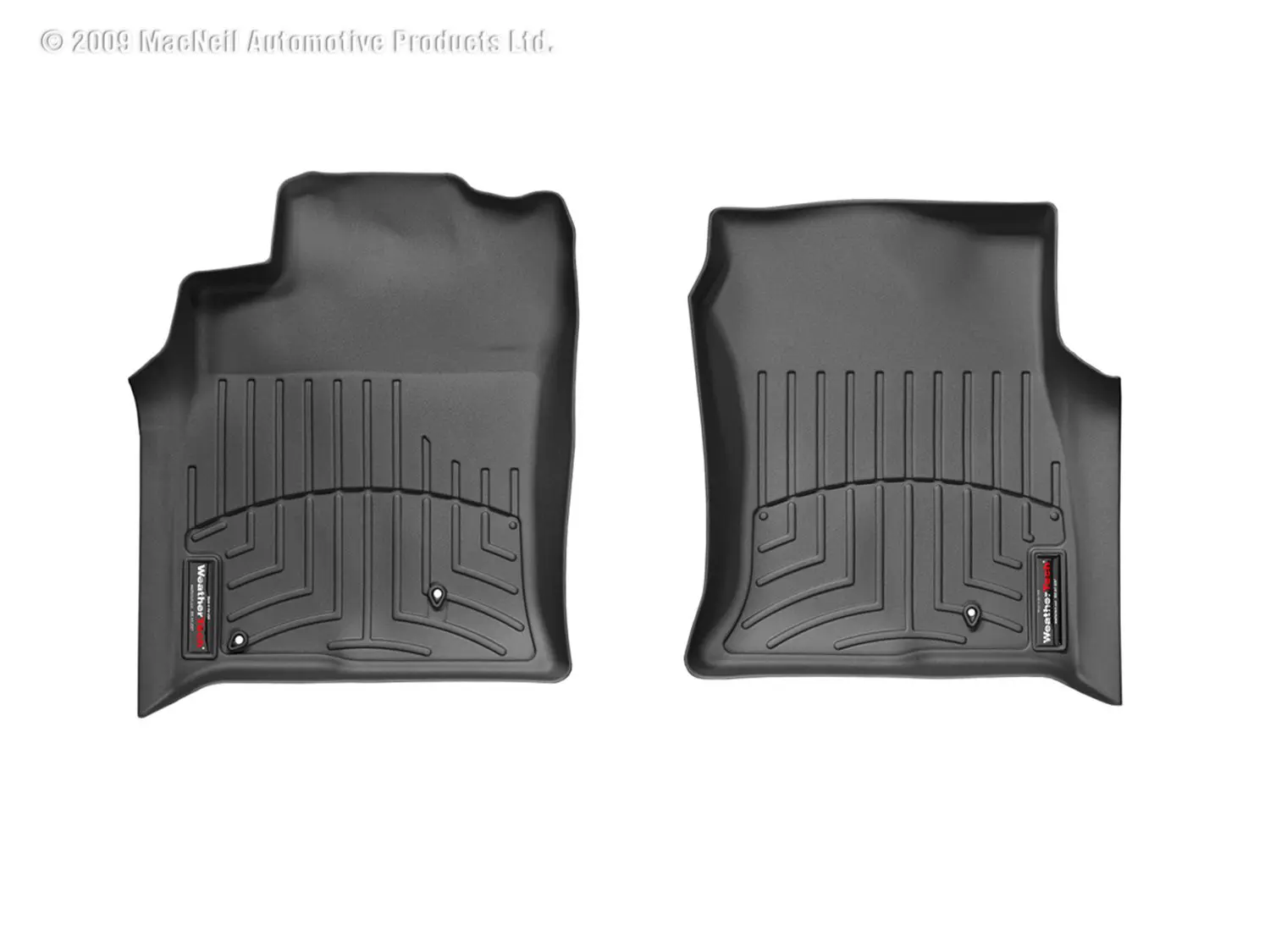 2003-2009 Lexus GX470 WeatherTech Front Floorliner-Black-440701-WT
