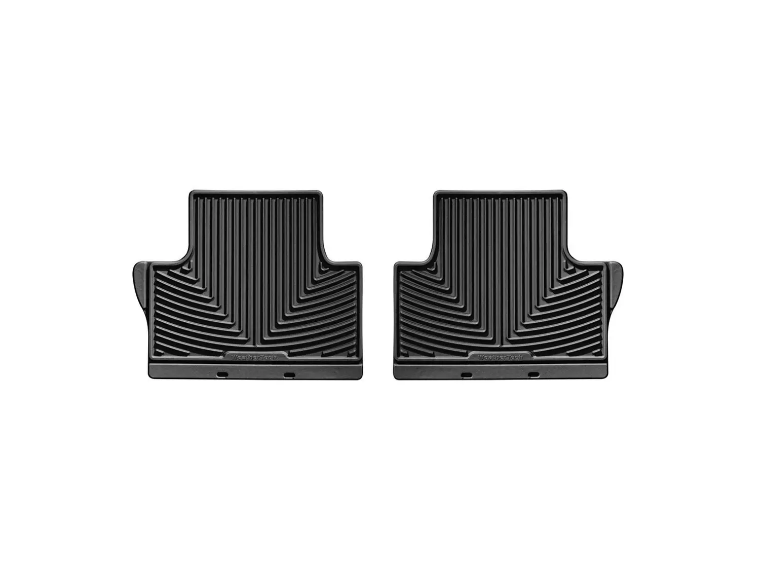 2003-2018 Volvo XC90| S40| V50| C30| C70| S80| V70| XC70| XC60| S60| V60| V60 Cross Country| S60 Cross Country WeatherTech Rear All-Weather Floor Mats-Black-W170-WT