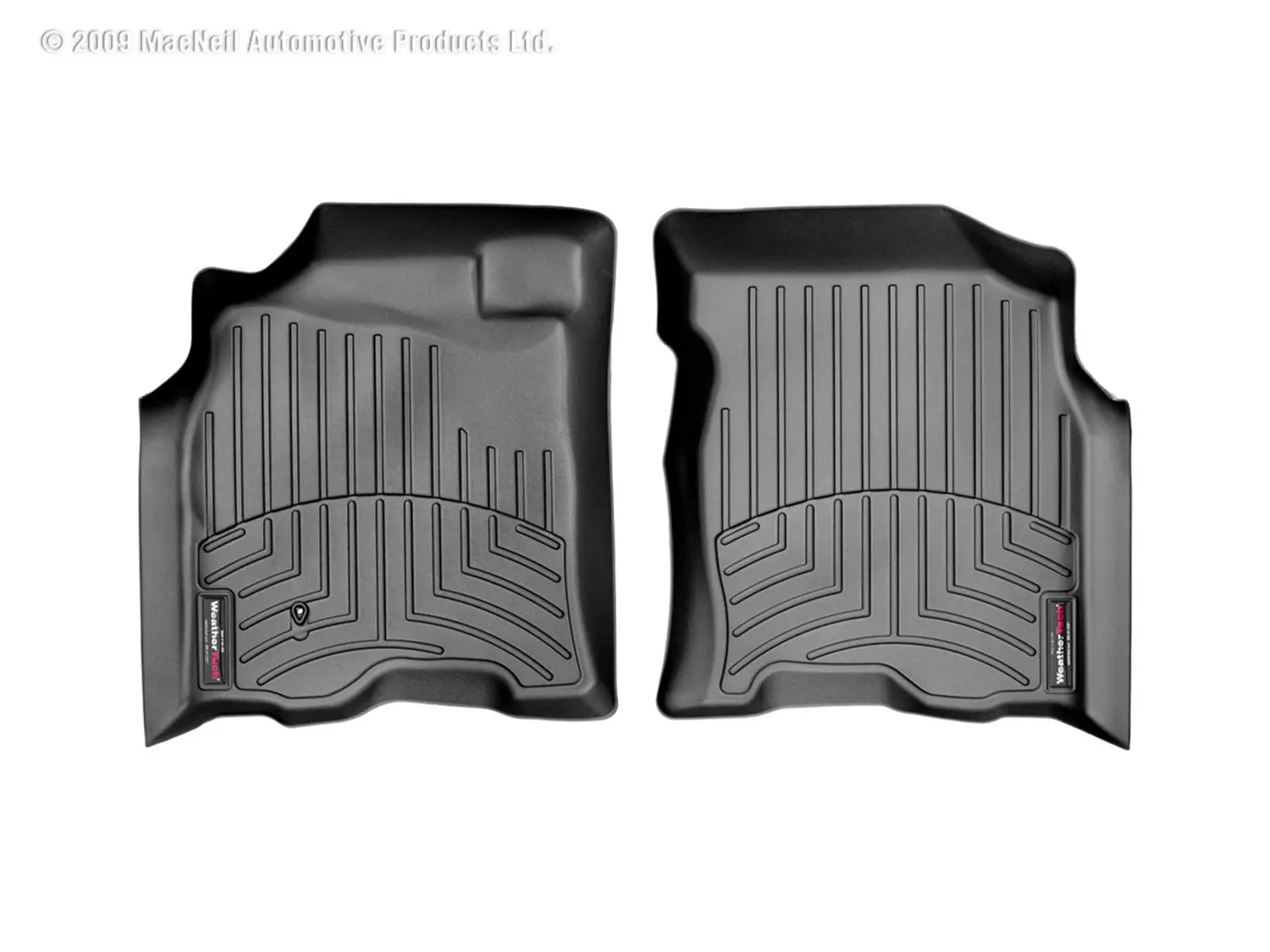2004-2006 Toyota Tundra WeatherTech Front Floorliner-Black-440301-WT
