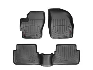 2004-2009 Mazda 3 WeatherTech Front and Rear Floorliners-Black-44147-1-2-WT