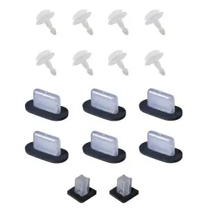 2004-2010-InfinitiNissan-QX56ArmadaPathfinderTitan-Cowl-Fastener-Clip-16-PC-Kit