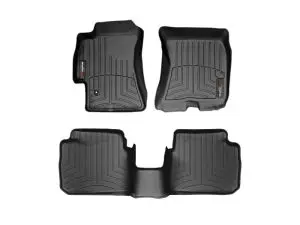 2005-2009 Subaru Legacy| Outback WeatherTech Front and Rear Floorliners-Black-44083-1-2-WT
