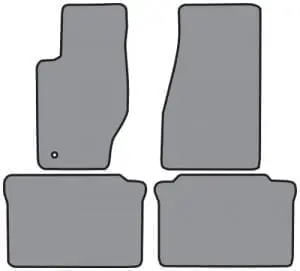 2005-2010 Jeep Grand Cherokee Floor Mat 4pc Cutpile FM395F FM395R 24159