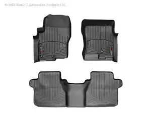 2005-2021 Nissan| Suzuki Frontier| Equator WeatherTech Front and Rear Floorliners-Black-441761-440473-WT