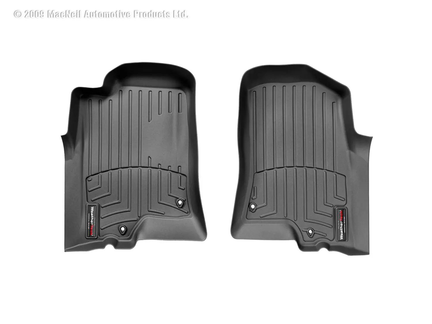 2006-2010 Hummer H3 WeatherTech Front Floorliner-Black-440341-WT