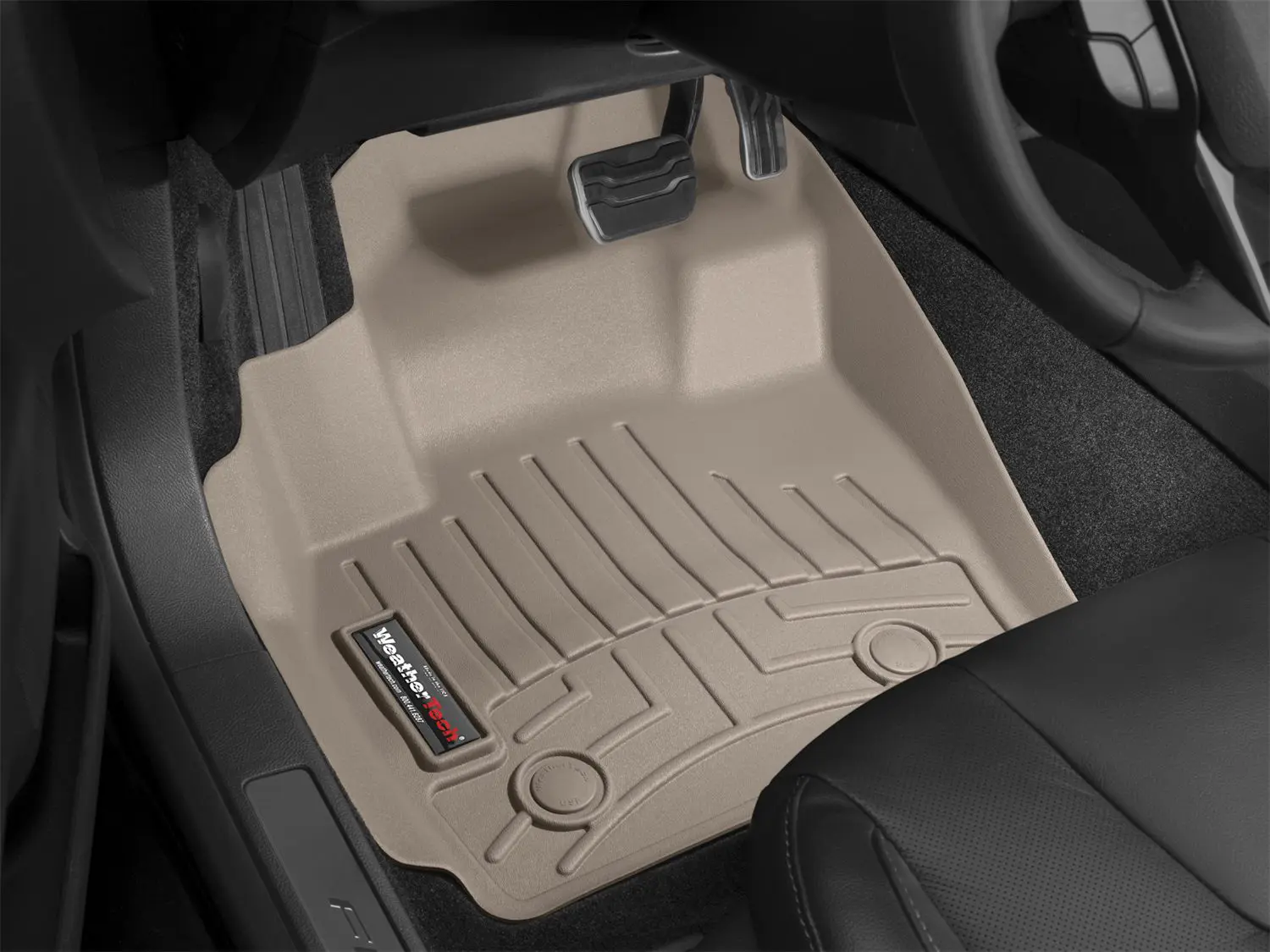 2006-2016 Volvo S80| XC70| V70 WeatherTech Front Floorliner-Tan-452321-WT