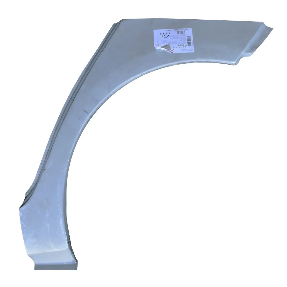 2007-2011 Toyota Yaris Rear Wheel Arch 4dr Passenger Side-81-55-58-1