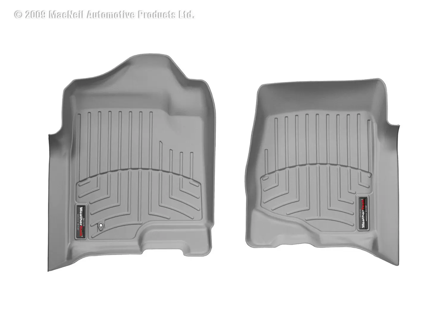 2007-2014 Cadillac| Chevrolet| GMC Escalade| Avalanche| Silverado| Suburban| Tahoe| Sierra| Yukon WeatherTech Front Floorliner-Grey-460661-WT