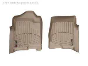 2007-2014 Cadillac| Chevrolet| GMC Escalade| Avalanche| Silverado| Suburban| Tahoe| Sierra| Yukon WeatherTech Front Floorliner-Tan-450661-WT