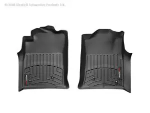2008-2011 Toyota Tacoma WeatherTech Front Floorliner-Black-441781-WT