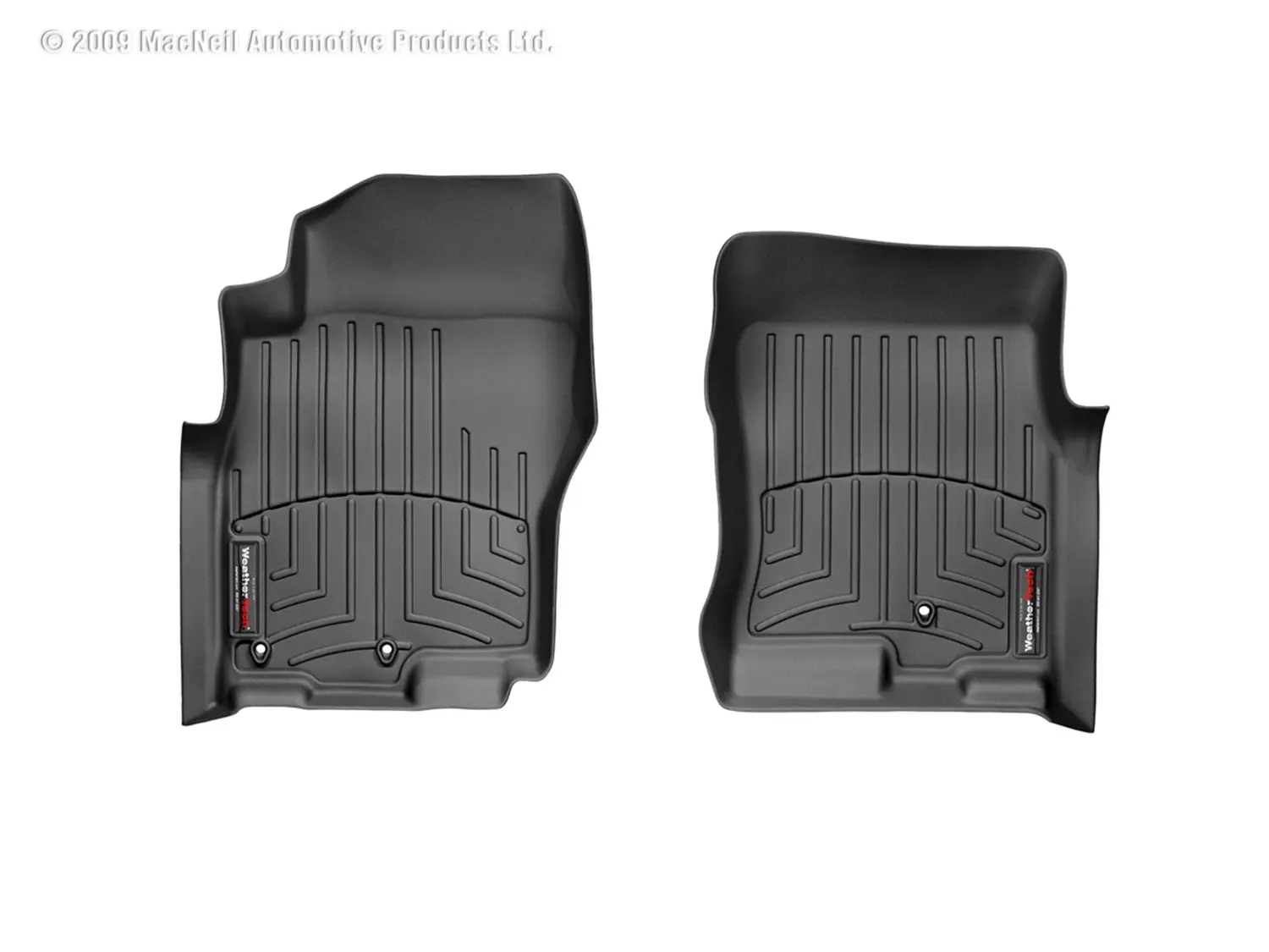 2008-2015 Nissan Pathfinder| Xterra WeatherTech Front Floorliner-Black-441801-WT