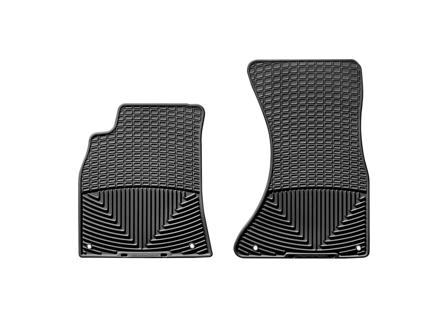 2008-2017 Audi A5 Quattro| S5| A4| A4 Quattro| A5| S4| A4 allroad| allroad| RS5 WeatherTech Front All-Weather Floor Mats-Black-W111-WT