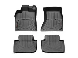 2009-2024 Audi| Porsche Q5| SQ5| Macan WeatherTech Front and Rear Floorliners-Black-44230-1-3-WT