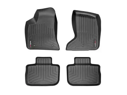 2011-2023 Chrysler| Dodge 300| Charger| Challenger WeatherTech Front and Rear Floorliners-Black-444251-443792-WT
