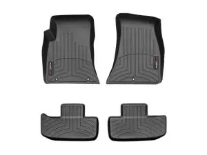 2011-2023 Dodge Challenger WeatherTech Front and Rear Floorliners-Black-4410491-443862-WT