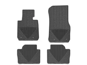2012-2021 BMW WeatherTech Front and Rear All-Weather Floor Mats-Black-W267-W268-WT