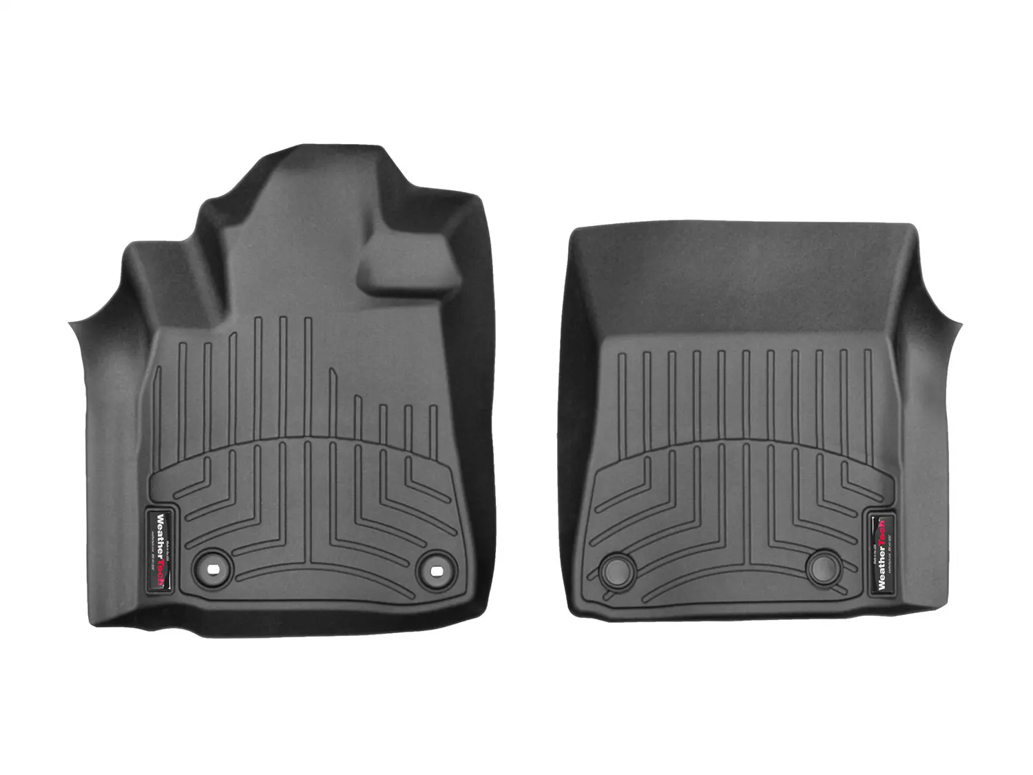 2012-2022 Toyota Sequoia| Tundra WeatherTech Front Floorliner-Black-444081-WT