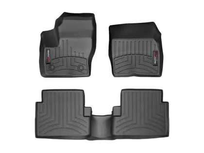2013-2019 Ford| Lincoln C-Max| Edge| Escape| MKC WeatherTech Front and Rear Floorliners-Black-444591-449692-WT