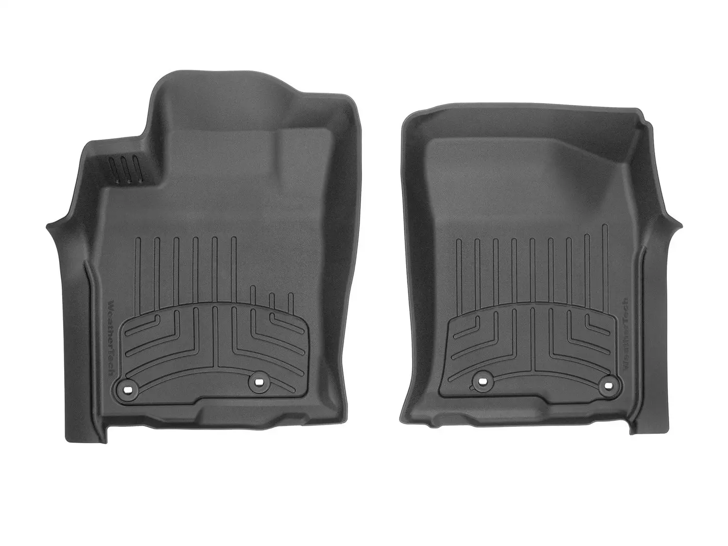 2013-2024 Toyota| Lexus 4Runner| GX460 WeatherTech Front Floorliner HP-Black-444931IM-WT