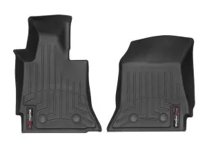 2014-2019 Chevrolet Corvette WeatherTech Front Floorliner-Black-445891-WT