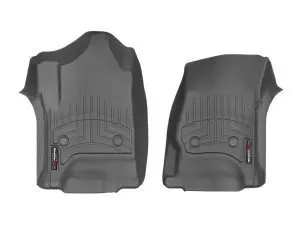 2014-2020 Chevrolet| GMC| Cadillac Silverado| Sierra| Escalade| Suburban| Tahoe| Yukon WeatherTech Front Floorliner-Black-446071-WT