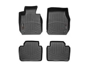 2014-2021 BMW 228i| 230i| 330i| M240i WeatherTech Front and Rear Floorliners-Black-44410-1-2-WT
