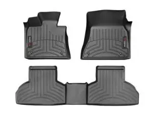 2015-2016 BMW X6 WeatherTech Front and Rear Floorliners-Black-44559-1-2-WT