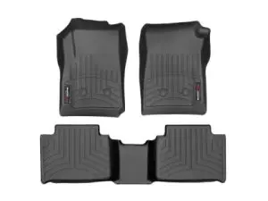 2015-2022 Chevrolet| GMC Colorado| Canyon WeatherTech Front and Rear Floorliners-Black-44751-1-2-WT