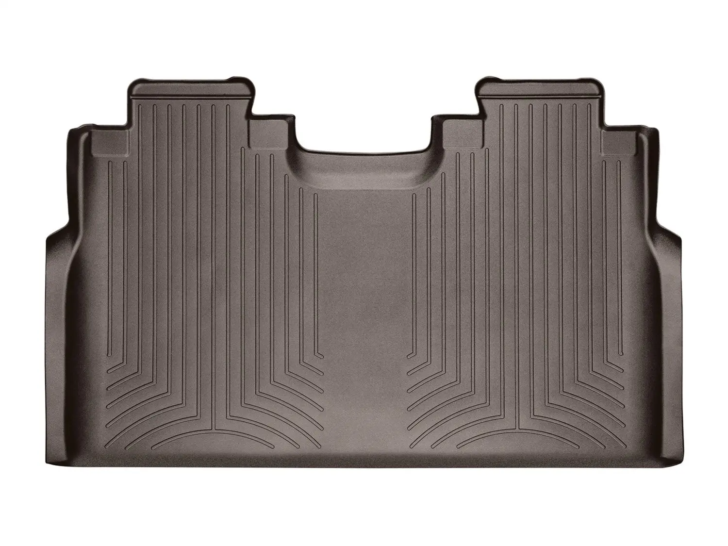 2015-2024 Ford F-150| F-250 Super Duty| F-350 Super Duty| F-450 Super Duty| F-150 Lightning WeatherTech Rear Floorliner-Cocoa-476972-WT