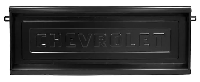 Chevy Stepside Pickup Tailgate w Chevrolet Lettering image .jpeg