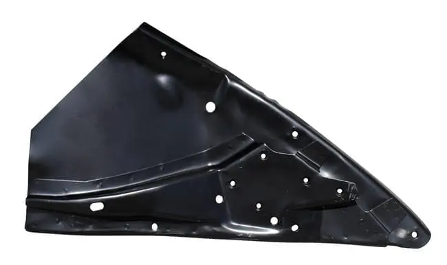 VOLKSWAGEN BEETLE SUPERBEETLE REAR WHEELHOUSE SECTION WITH BUMPER BRACKET DRIVERS SIDE image .jpeg