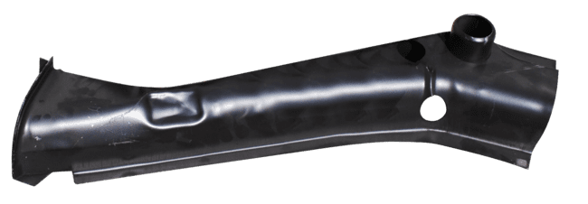 VOLKSWAGEN BEETLE FRONT HEAT CHANNEL PASSENGERS SIDE image .png