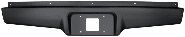 Chevy S Fleetside Pickup Rear Roll Pan w License Plate image .png