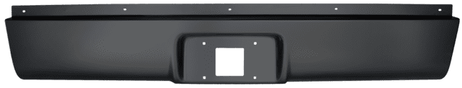 Chevy Silverado Fleetside Pickup Rear Roll Pan w License Plate image .png