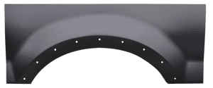 Ford F Light Duty Upper Rear Wheel Arch Fleetside Only With Molding Holes Passenger Side image .png