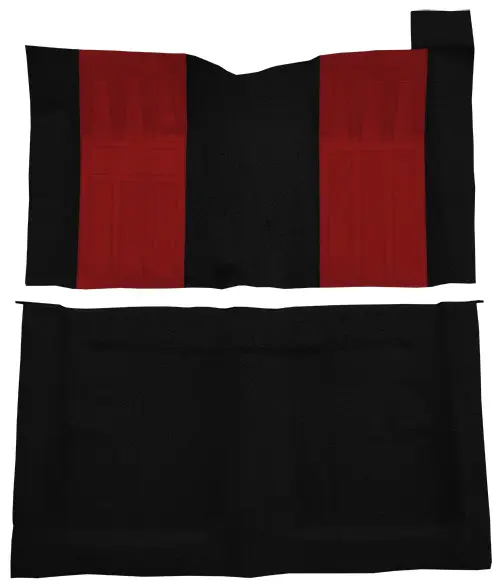 1966-1969 Mercury Cyclone GT 4 Speed with 2 Red Inserts Flooring