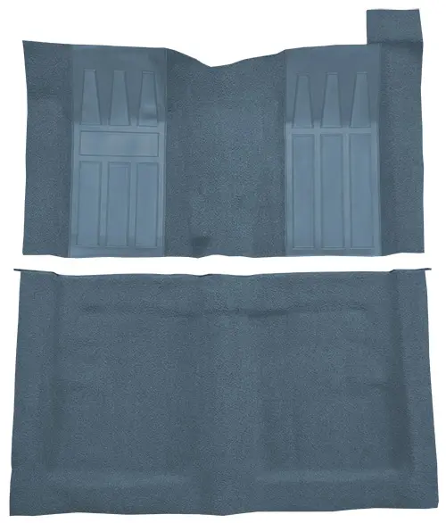 1969-1970 Ford Ranchero GT 4 Speed with 2 Medium Blue Inserts Flooring