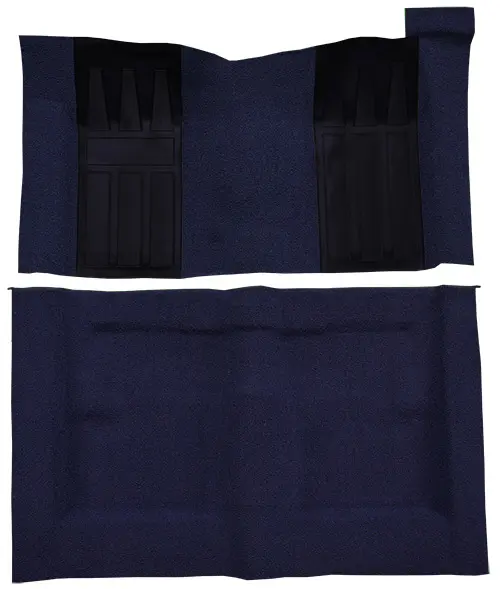 1969-1971 Ford Torino GT Auto with 2 Dark Blue Inserts Flooring