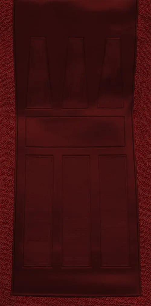 1969 Ford Torino GT Convertible 4 Speed with 2 Maroon Inserts Flooring heel pad