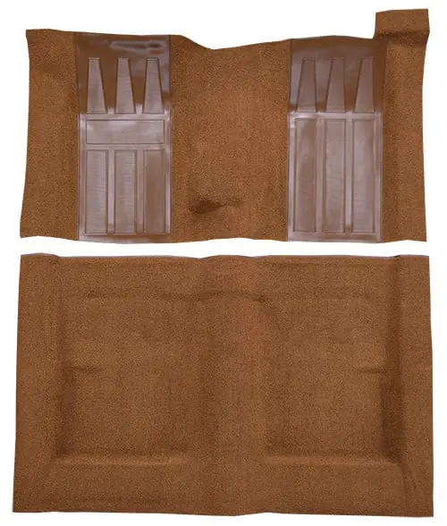 1971 Ford Torino GT 4 Speed with 2 Dark Saddle Inserts Flooring