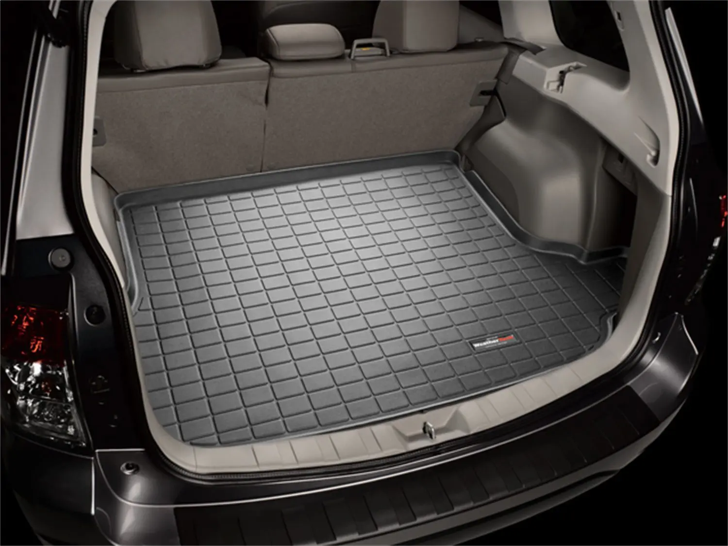 2016-2021 Honda Civic WeatherTech Cargo Liners-Black-40849-WT