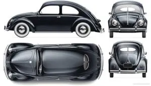 1947-1967 Volkswagen Beetle 1200 1300