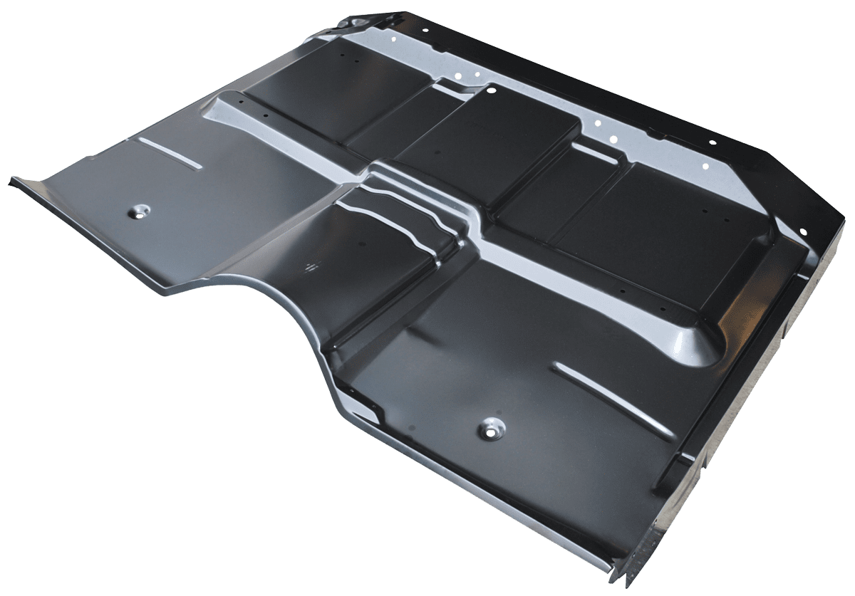 Chevrolet and GMC pickup cab floor skin without braces and supports.png