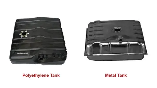 poly vs metal fuel tank