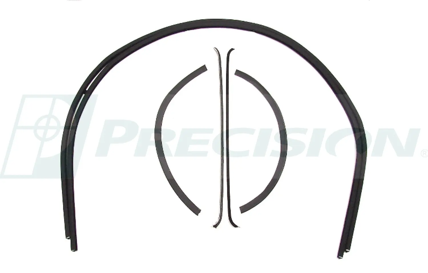 1947-1950 GM Pickup/Suburban Beltline and Glass Run Kit