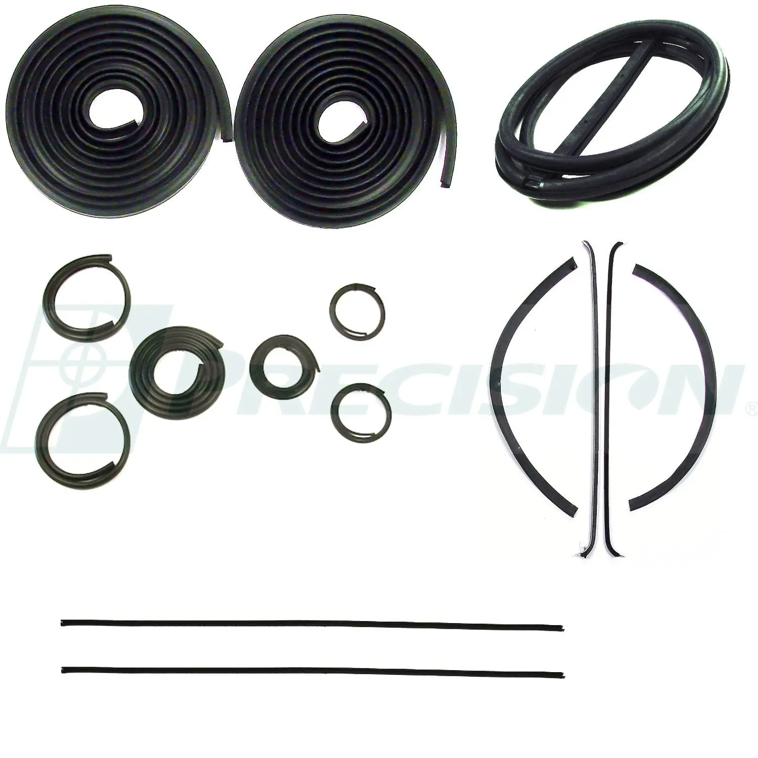 1947-1950 GM Pickup Weatherstrip Kit with Windshield Trim Groove