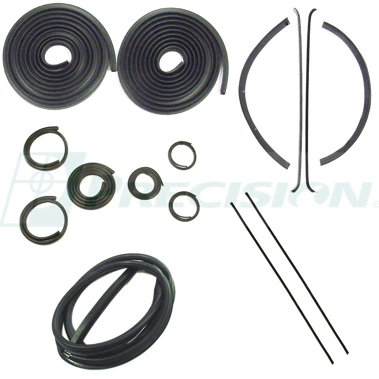 1947-1950 GM Pickup Weatherstrip Kit w/o Windshield Trim Groove